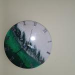 Resin clock