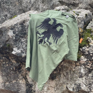 Cotton T-shirt with Kastrioti eagle