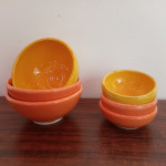 Tasa qeramike/pottery bowls (fall colors)