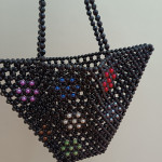 Pearls handmade bag